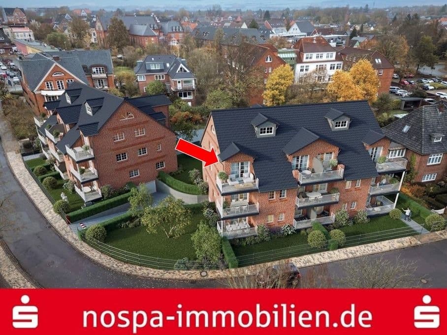 Husum-Danckwerthstraße Wohnung 8: Neubau einer 4-Zimmer Eigentumswohnung im 2. Obergeschoss und DG