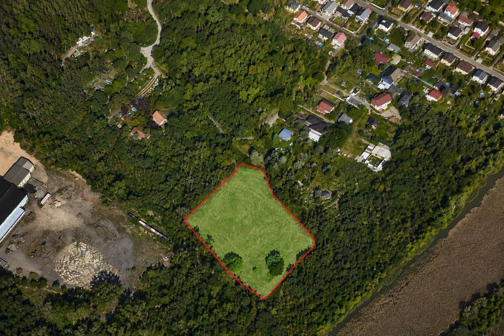 MAKLERFREI Projektstart sofort möglich: ca. 7.000 m² Gewerbegrundstück mit erteilter Baugenehmigung