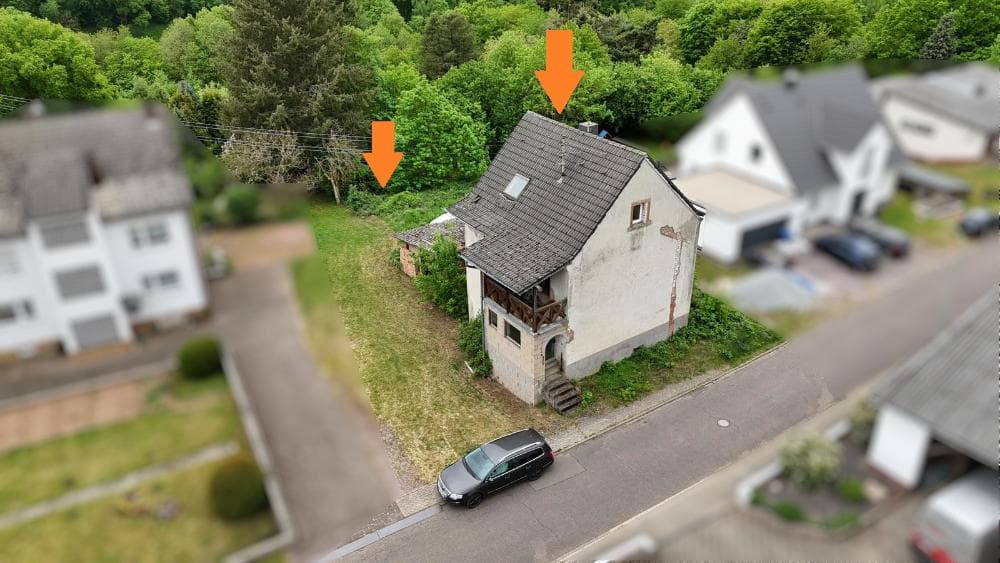 +++Einfamilienhaus oder Baugelände mit Panoramablick in wunderschöner, sonniger Höhenlage am Ortrand+++