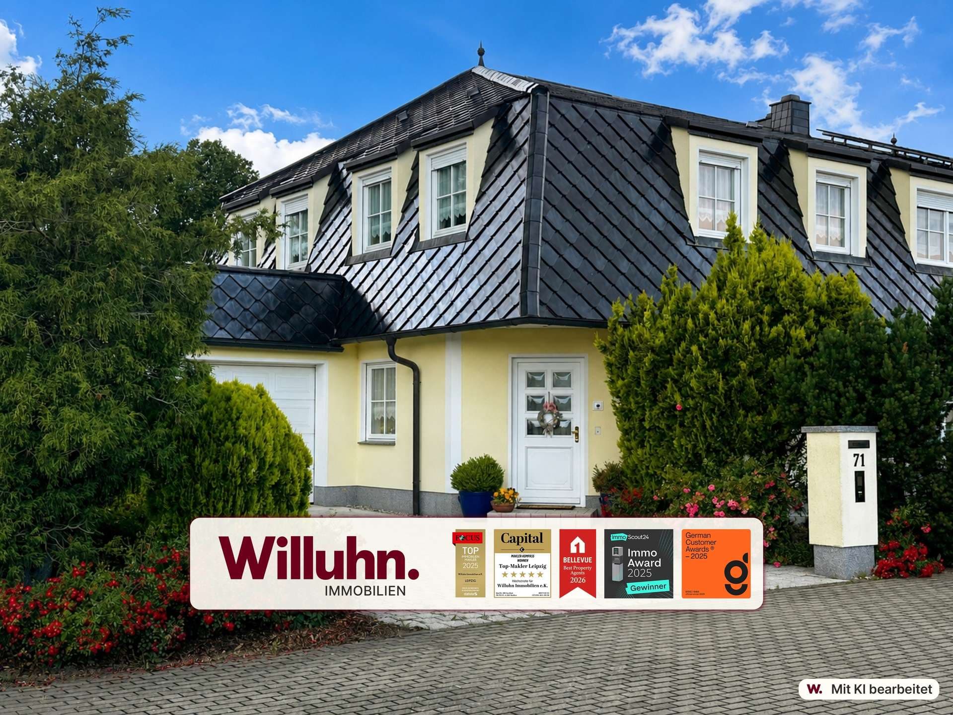 Villa | Massivbauweise | Fußbodenheizung | Sauna | Dachterrasse