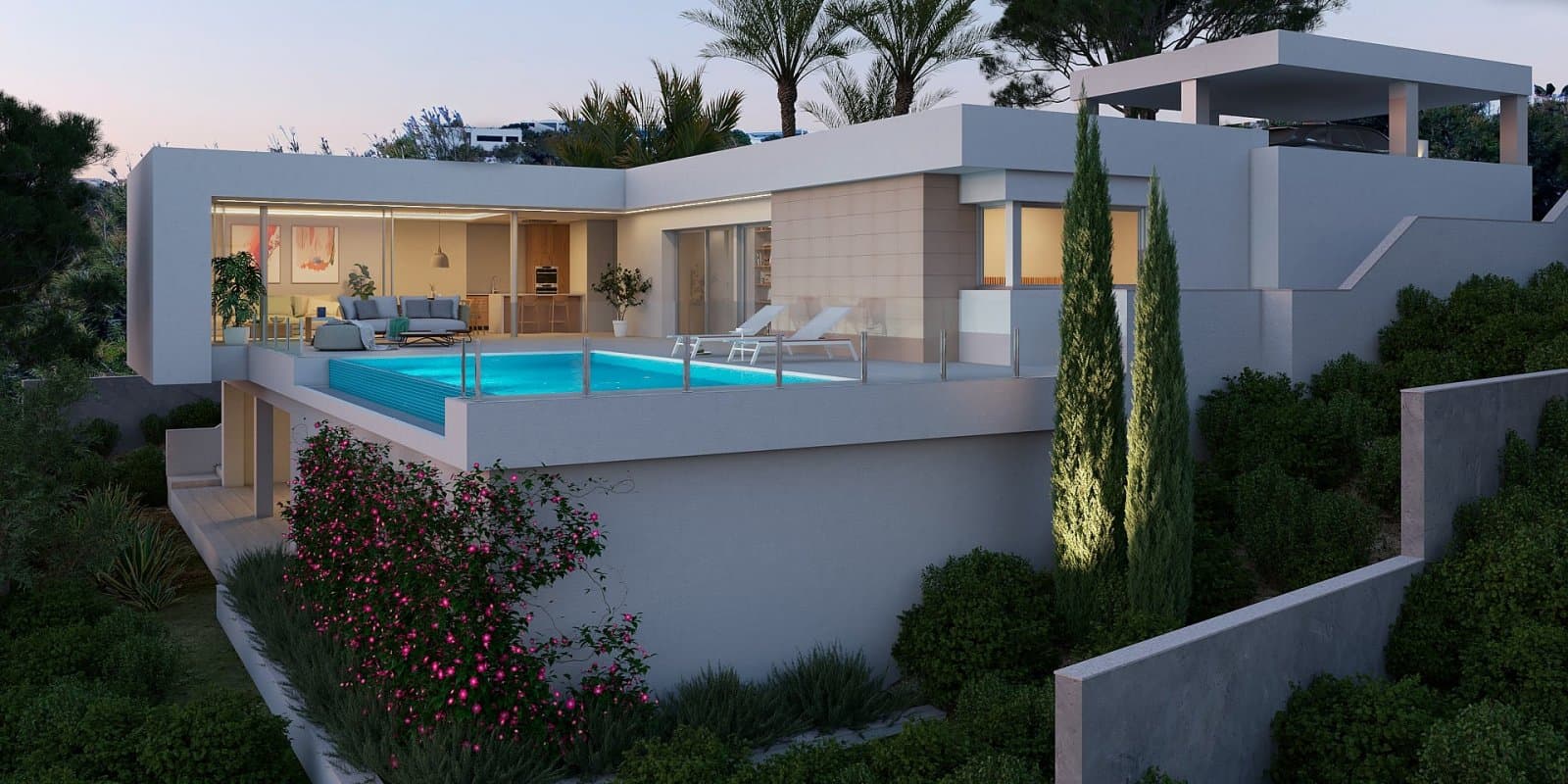 Exklusive Villa mit Infinity-Pool & Meerblick