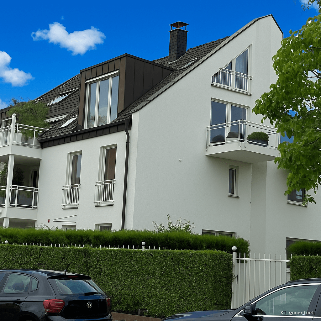 Düsseldorf-Niederkassel: Haus im Haus mit zusätzlich ca. 56m² Bürofläche zum Wohnen und Arbeiten!!