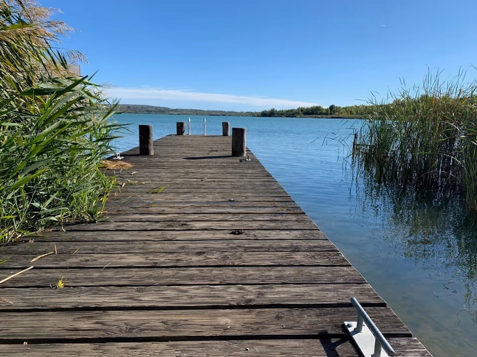 Einmalige Gelegenheit: Traumgrundstück direkt am Hainer See mit eigenem Bootssteg