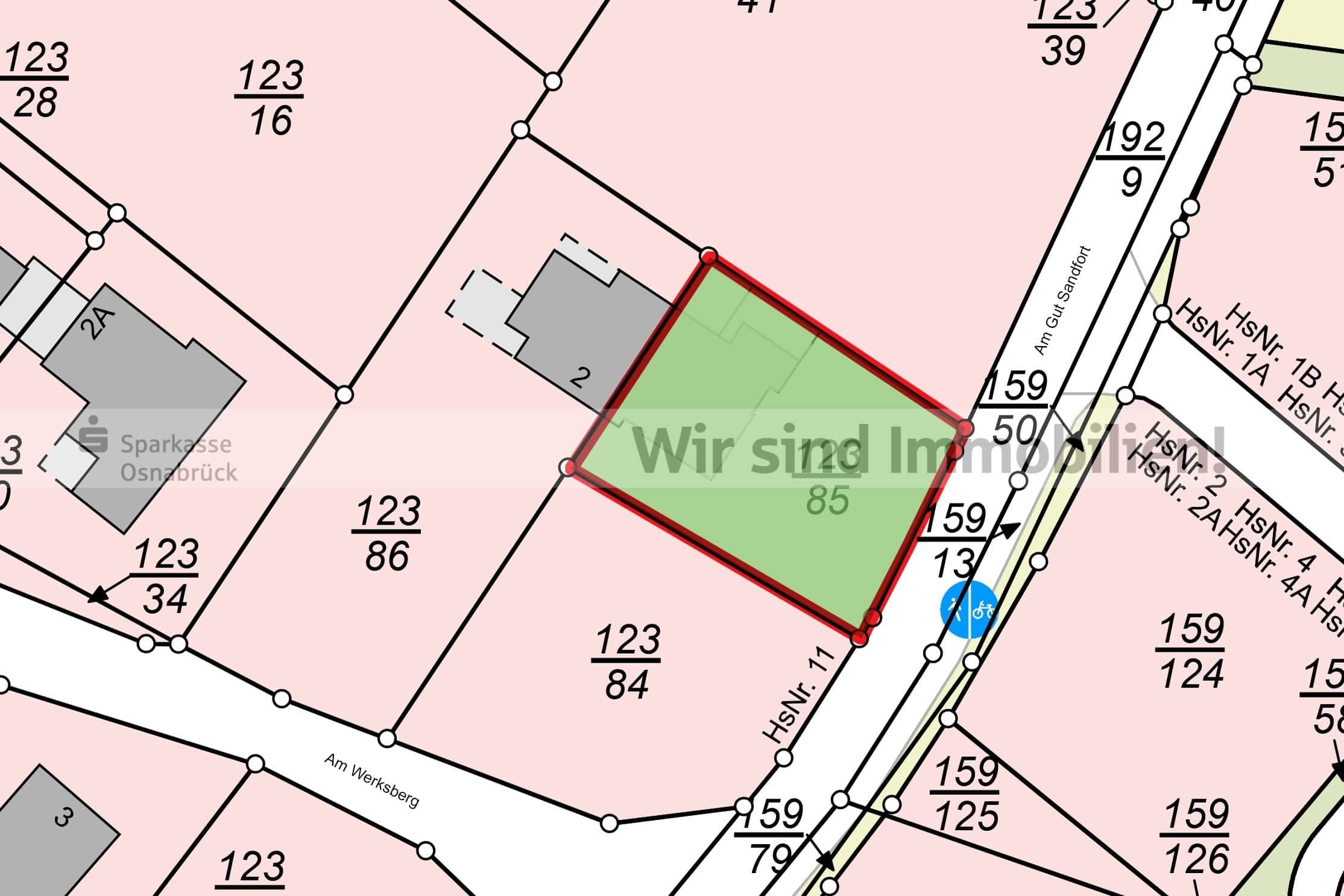 Baugrundstück für EFH, sofort bebaubar