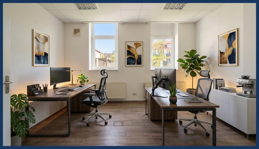 Repräsentative und vielseitig nutzbare barrierefreie Gewerbeeinheit mit ca. 228 m² und Gartenanteil