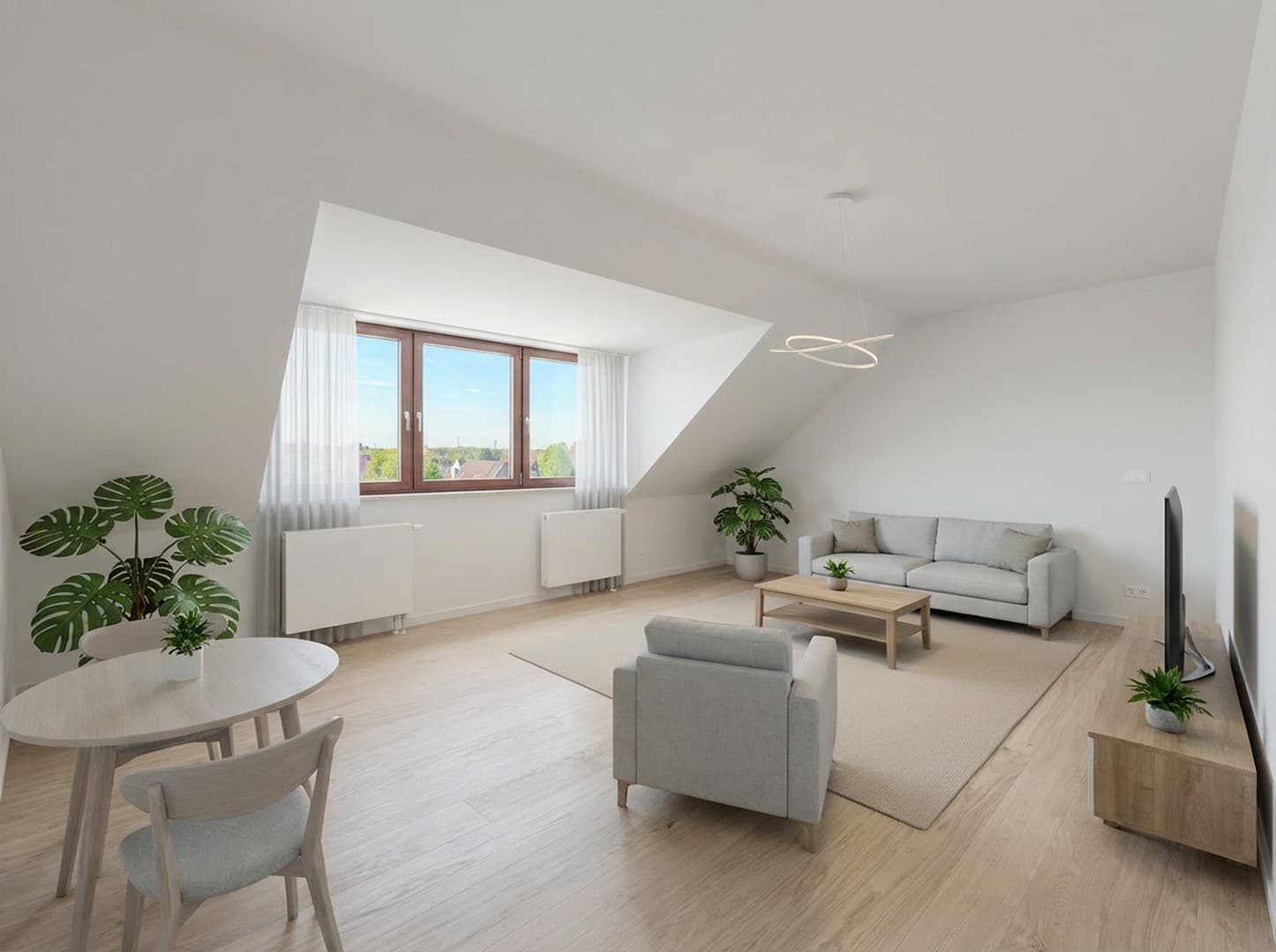 Helle 2-Zimmer-Dachgeschosswohnung mit besonderem Charme