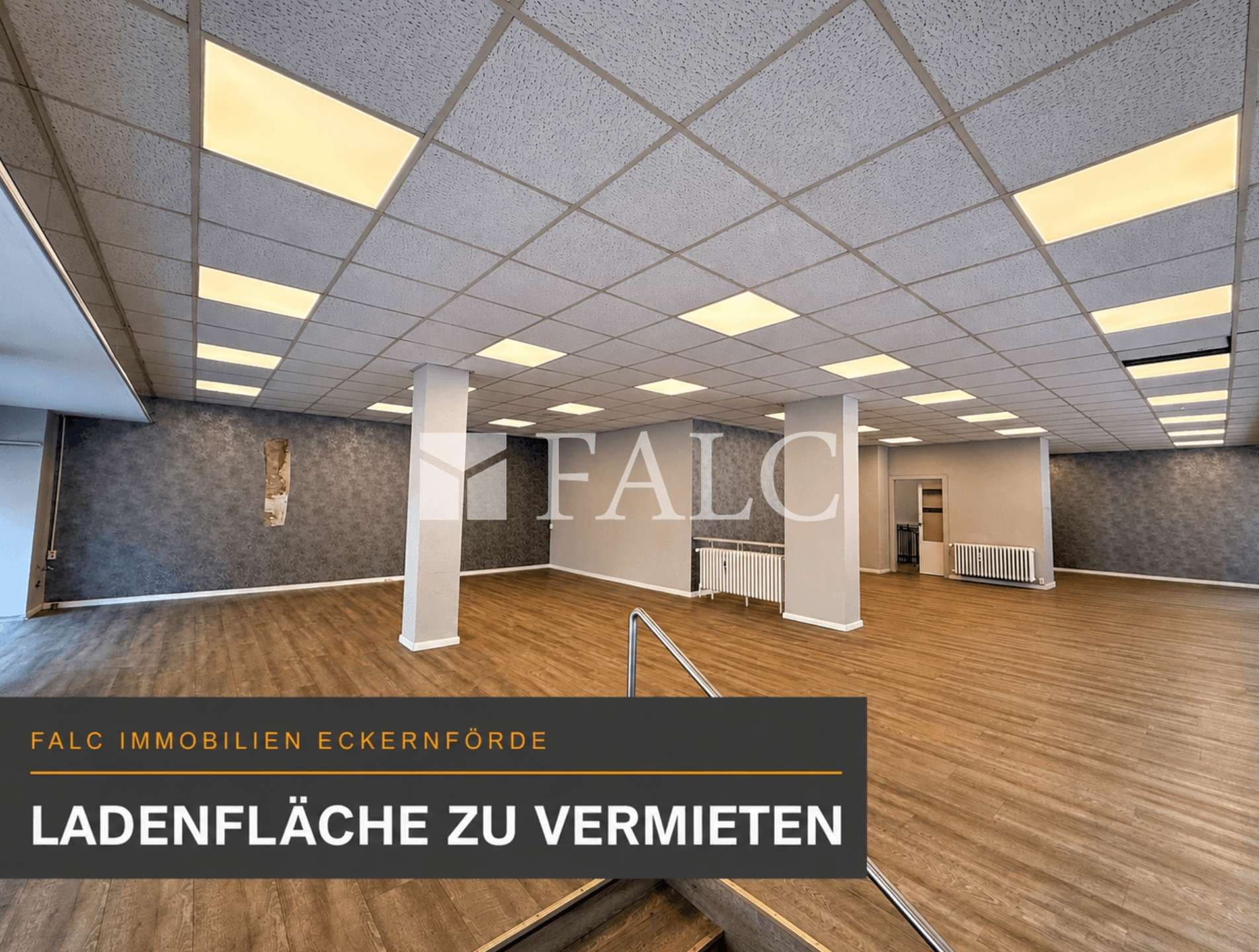 Ca. 155 m² Ladenfläche in Ecklage – direkt an der Kieler Straße in der Eckernförder Innenstadt