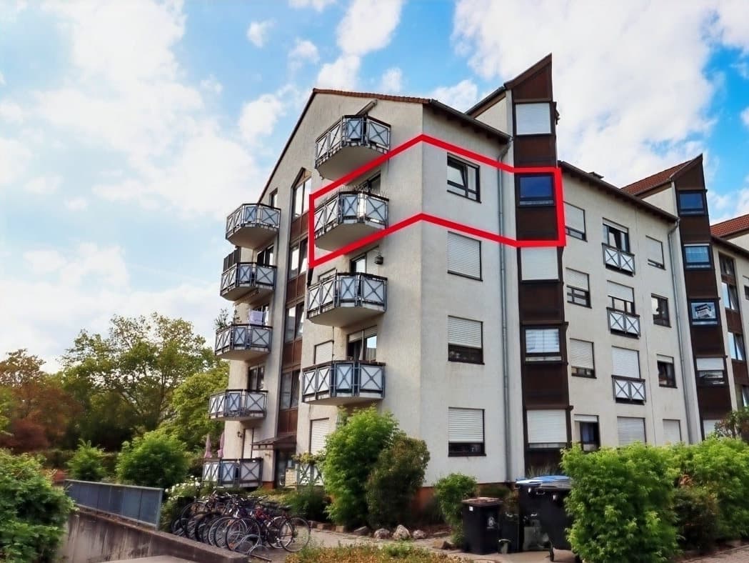 Kleine, aber feine Wohnung in gepflegtem Mehrfamilienhaus in Speyer!
