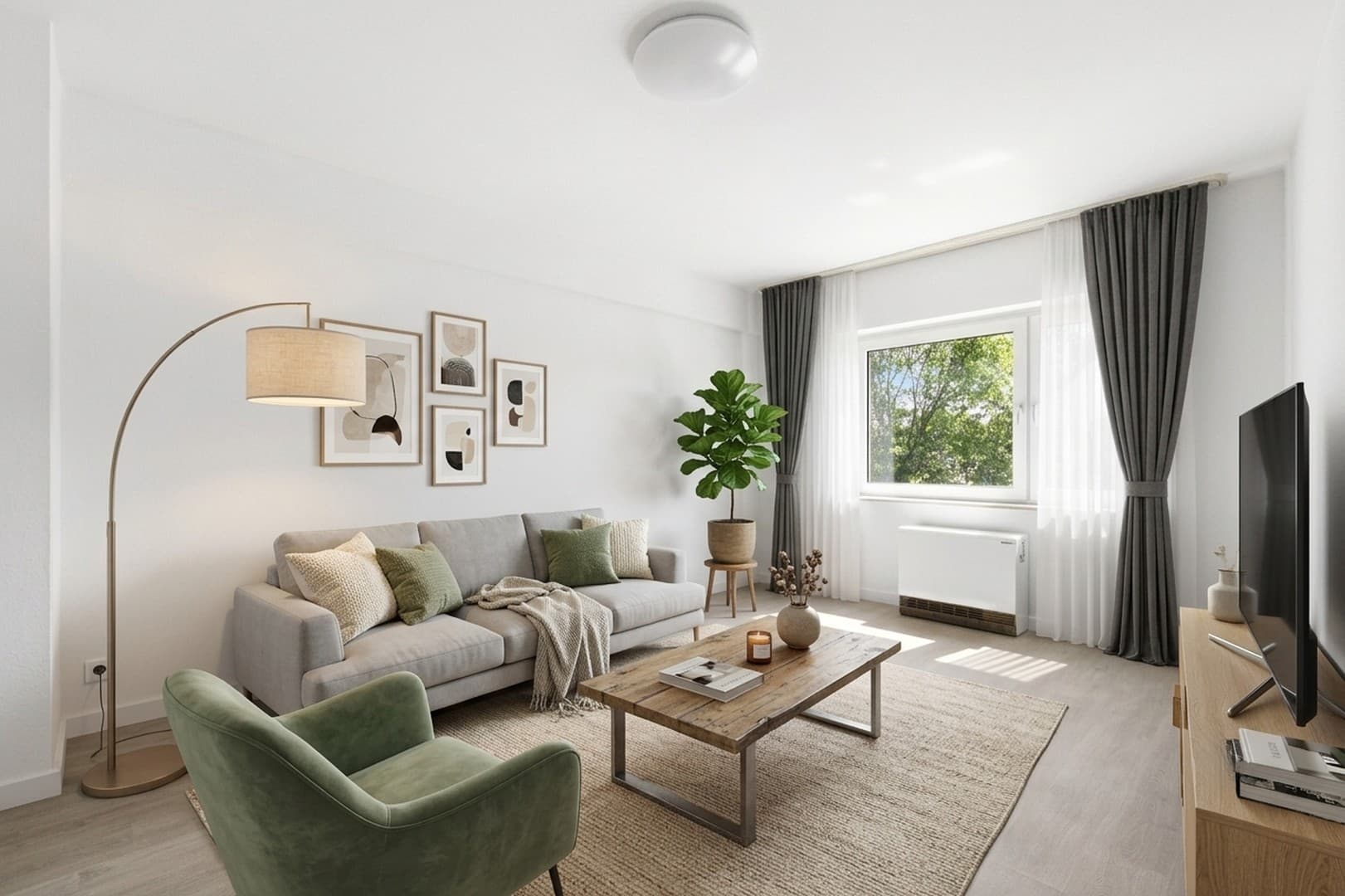 Erstbezug nach Kernsanierung: Helle 82-m²-Wohnung mit Gemeinschaftsgarten in Essen-Huttrop