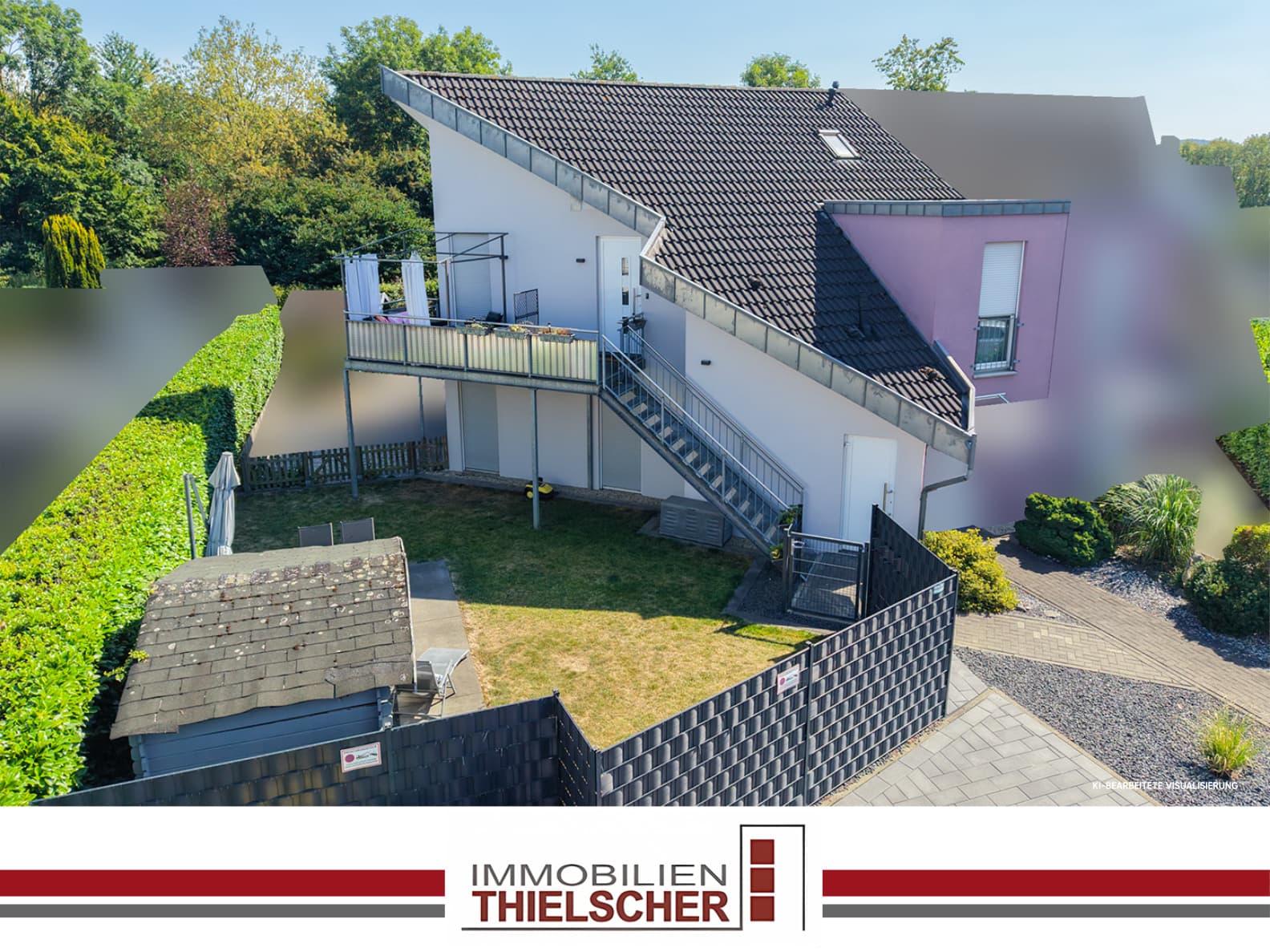 Attraktive 3-Zimmer-Eigentumswohnung mit Balkon, Garten und zwei Stellplätzen