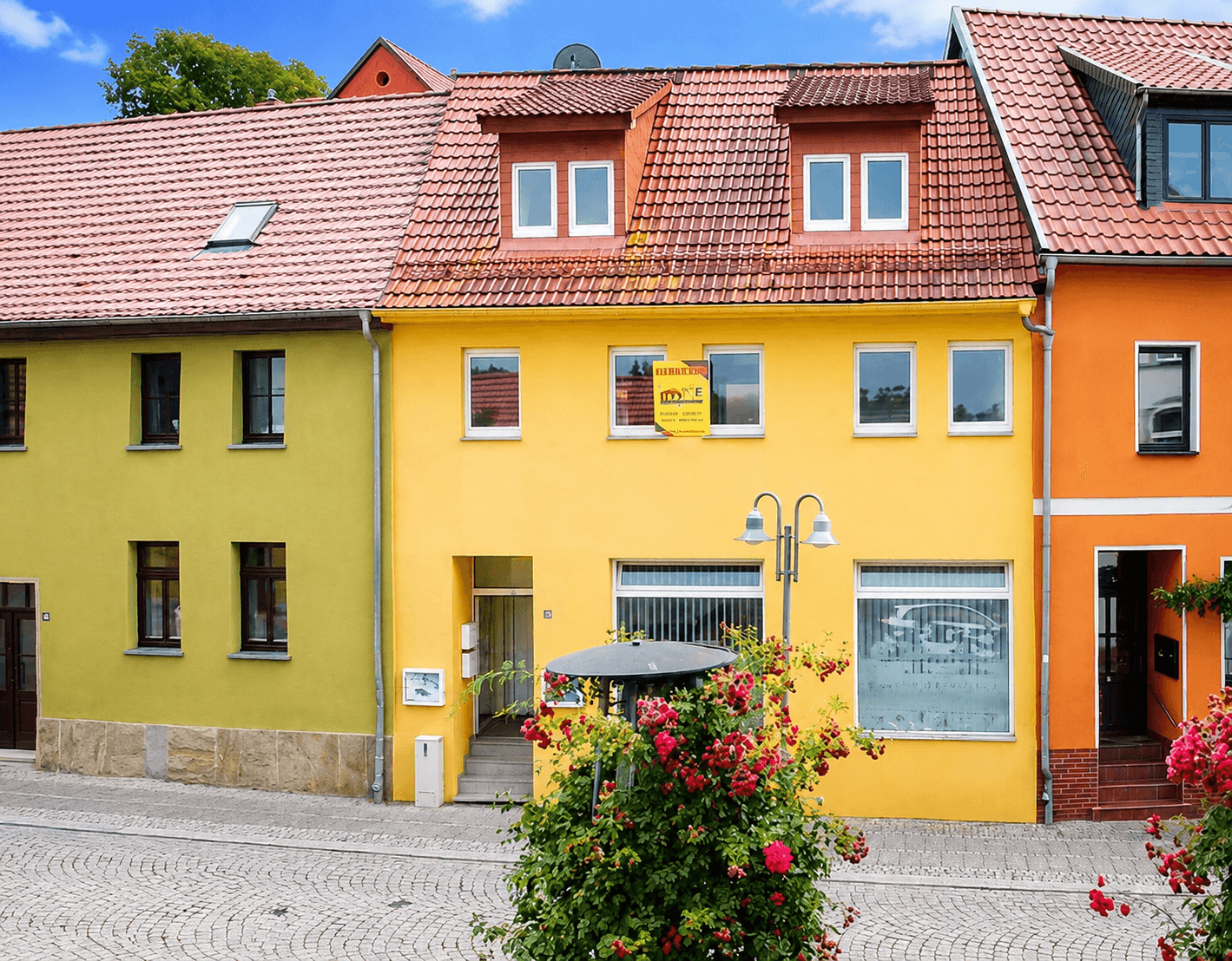 moderne 3-Raum Maisonette-Wohnung in Sangerhausen mit großer Terrasse & Grünfläche