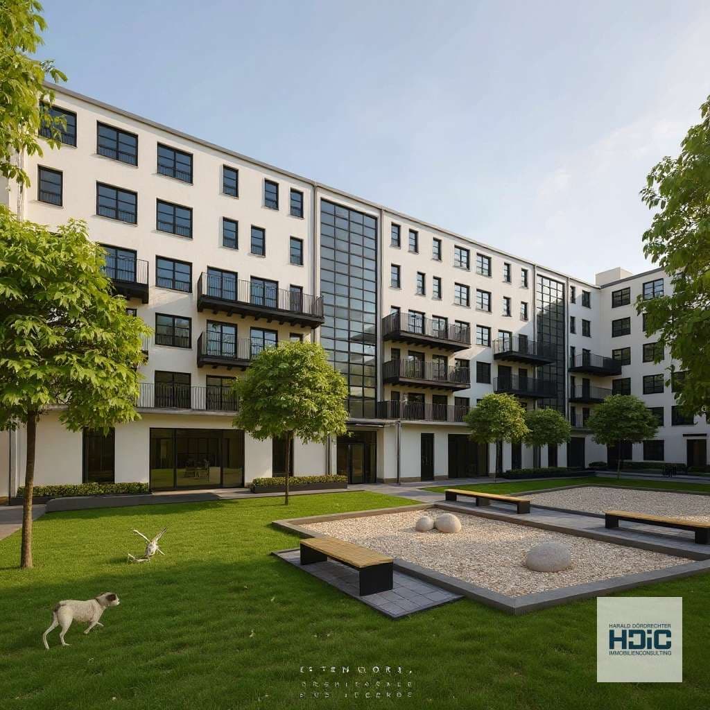 Lichtdurchflutete Loftflächen mit attraktiven Raumhöhen