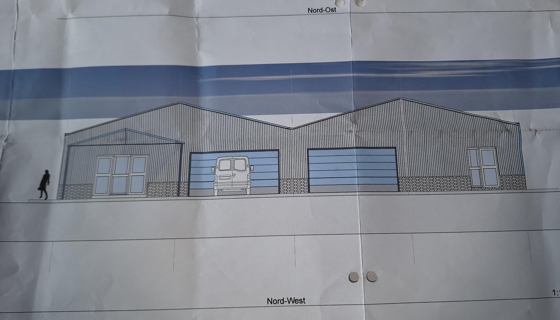 Gewerbe Halle für Handwerk, Praxis oder Verkauf in Zell - Barl