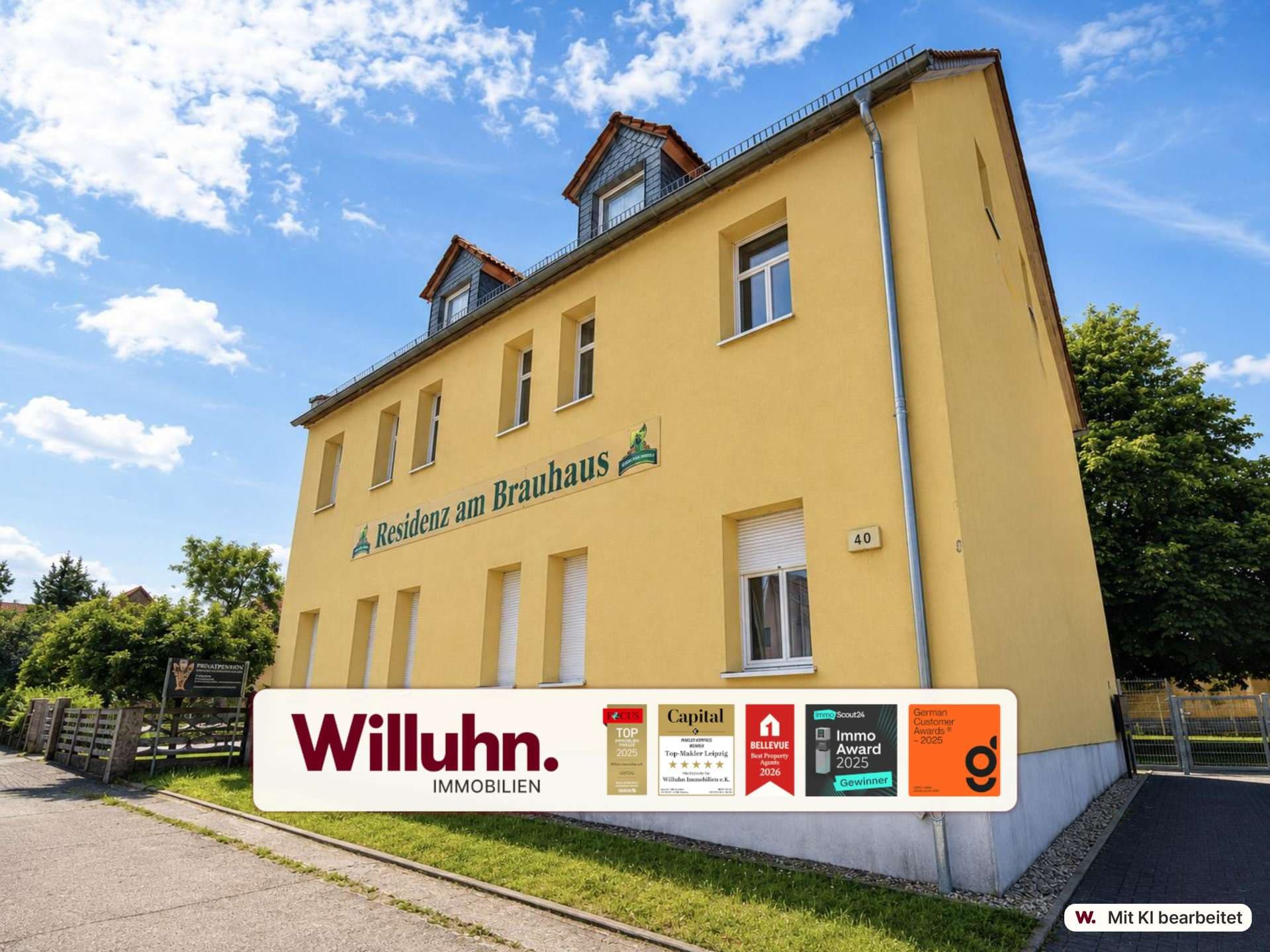 5 möblierte WEs zwischen Leipzig und Halle | Vermietung oder Selbstnutzung | Kernsanierung 2016
