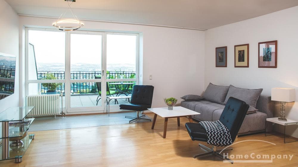 28256 HomeCompany Dresden Möbliert/Furnished 2-Zimmer Apartment mit Terrasse in Dresden-Weißer Hirsch max. 2 Personen