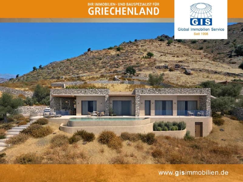 +++ Griechenland - Süd-Kreta - Neubauvilla: Atemberaubender Meerblick und luxuriöses Ambiente +++