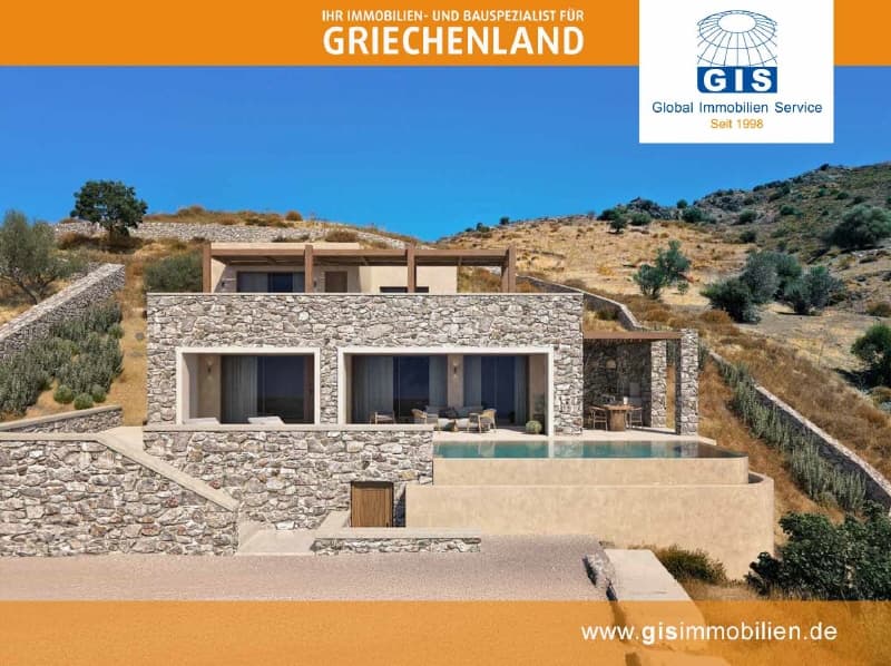 +++ Griechenland - Süd-Kreta - Neubauvilla: Toller Meerblick - luxuriöse Ausstattung +++