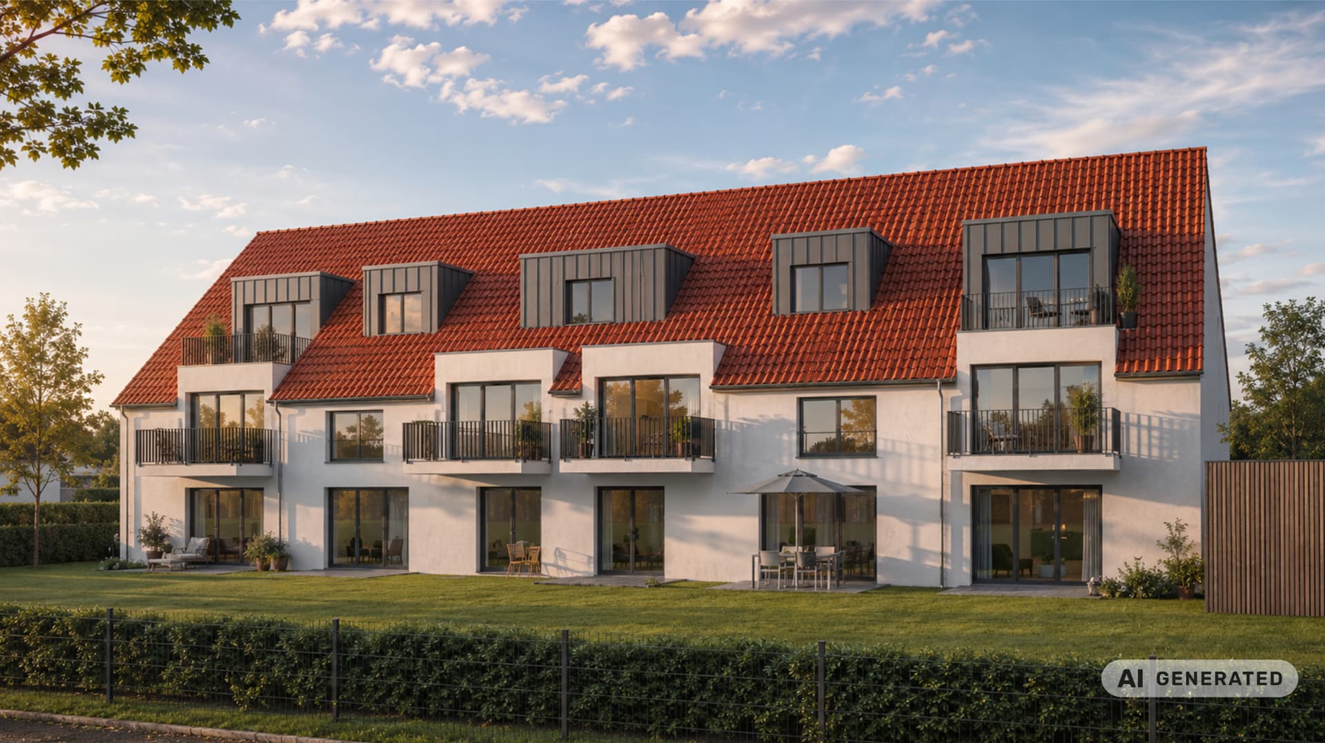 Energieeffiziente 3-Zimmer-Neubauwohnung im KfW-40-QNG-Standard mit Balkon im Zentrum von Dissen
