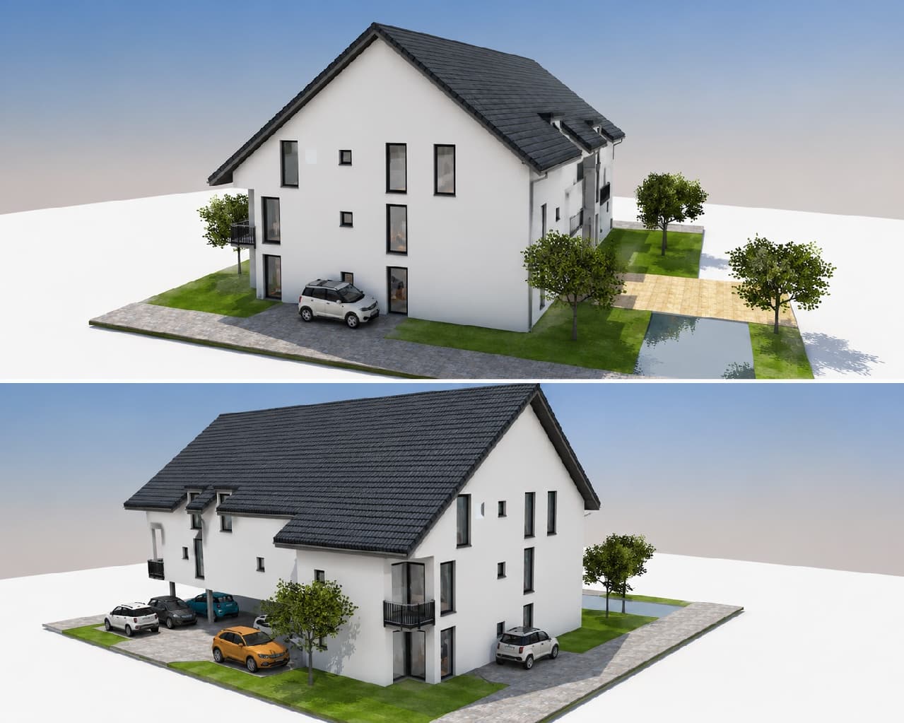 Wohnen in der Südstadt: Neubauprojekt in KFW 40 mit QNG