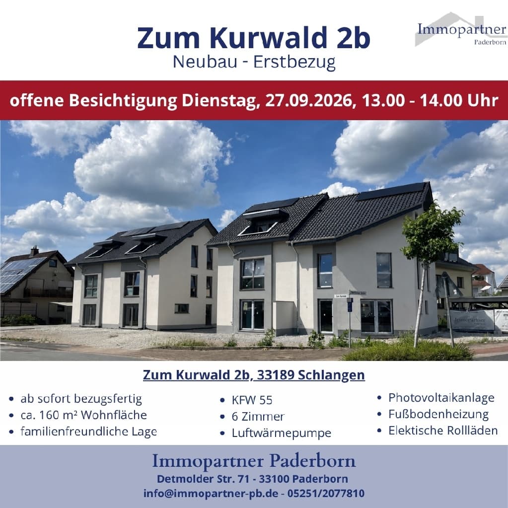 Ihr Traumhaus hautnah erleben- offene Musterhausbesichtigung am Sonntag den 27.09.2026 um 13 -14 Uhr