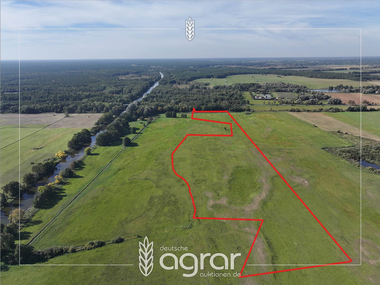 Großzügiges Grünland (ca. 10,5 ha) nördl. von Berlin - zw. Liebenwalde und Wandlitz
