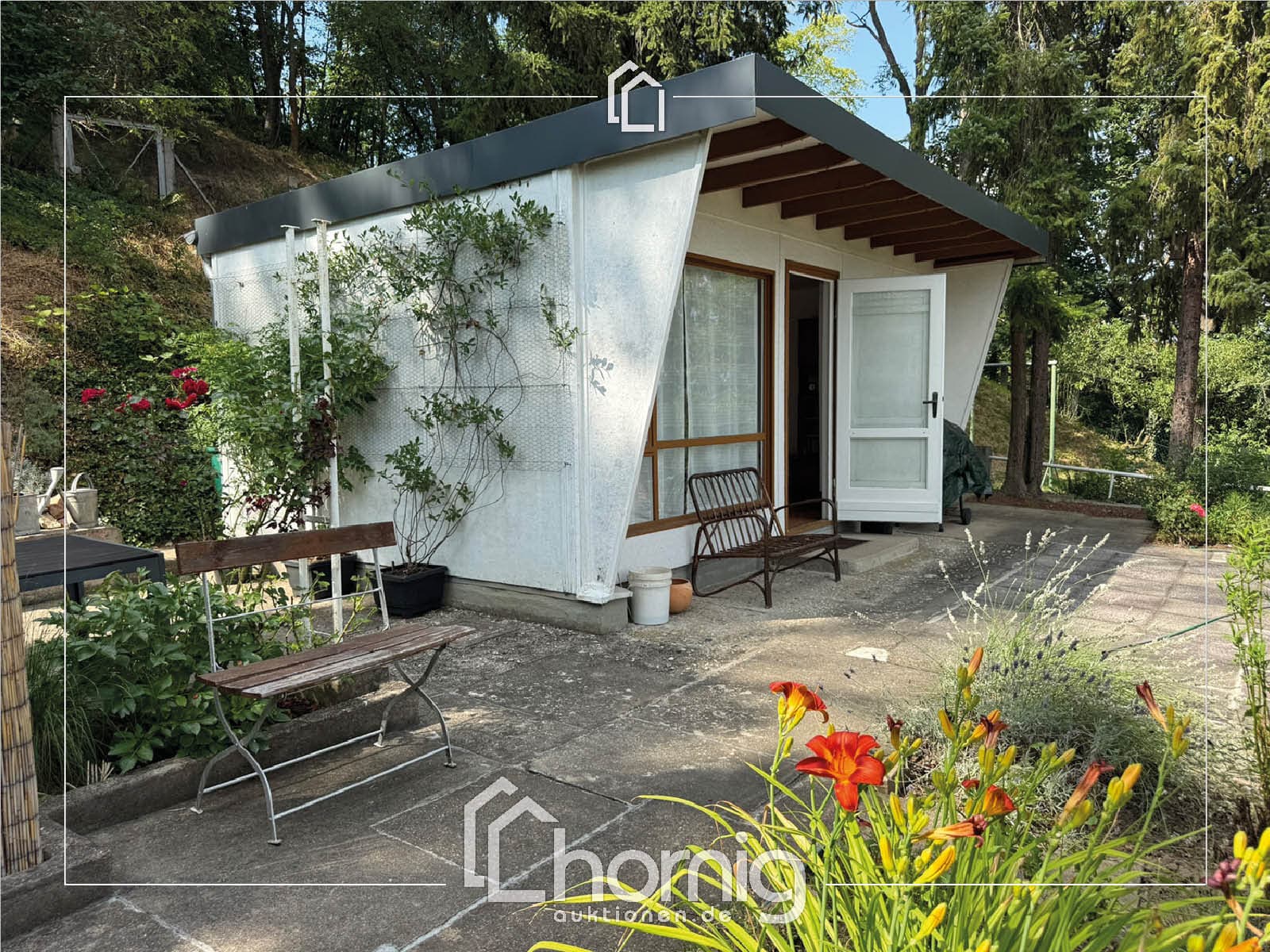 Gepflegtes Garten- und Freizeitgrundstück mit Blick & Garagen in Meißen