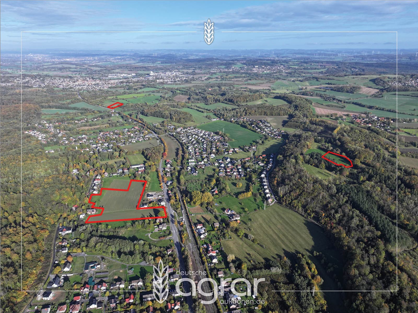 Acker & Grünland (ca. 5 ha) südl. von Detmold - bei Horn-Bad Meinberg
