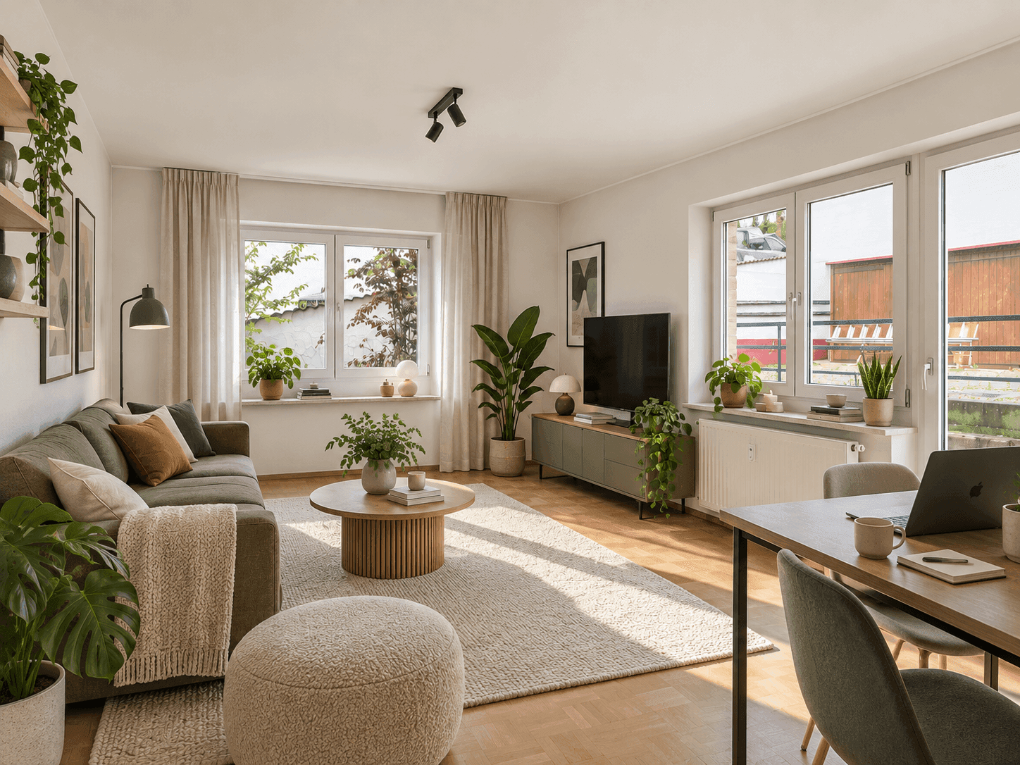 HEGERICH: Wohnkomfort mit Potenzial – 2-Zimmer-Wohnung mit Westterrasse