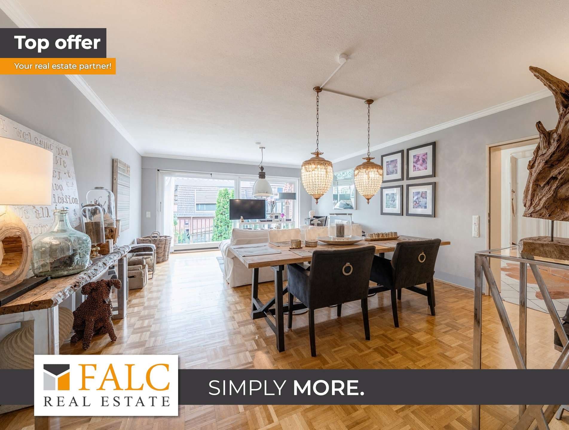 Kölner Süden, ruhig & top angebunden: 100 m², 3 Zi., 2 Bäder, Loggia, all-inclusive, Haustiere ok