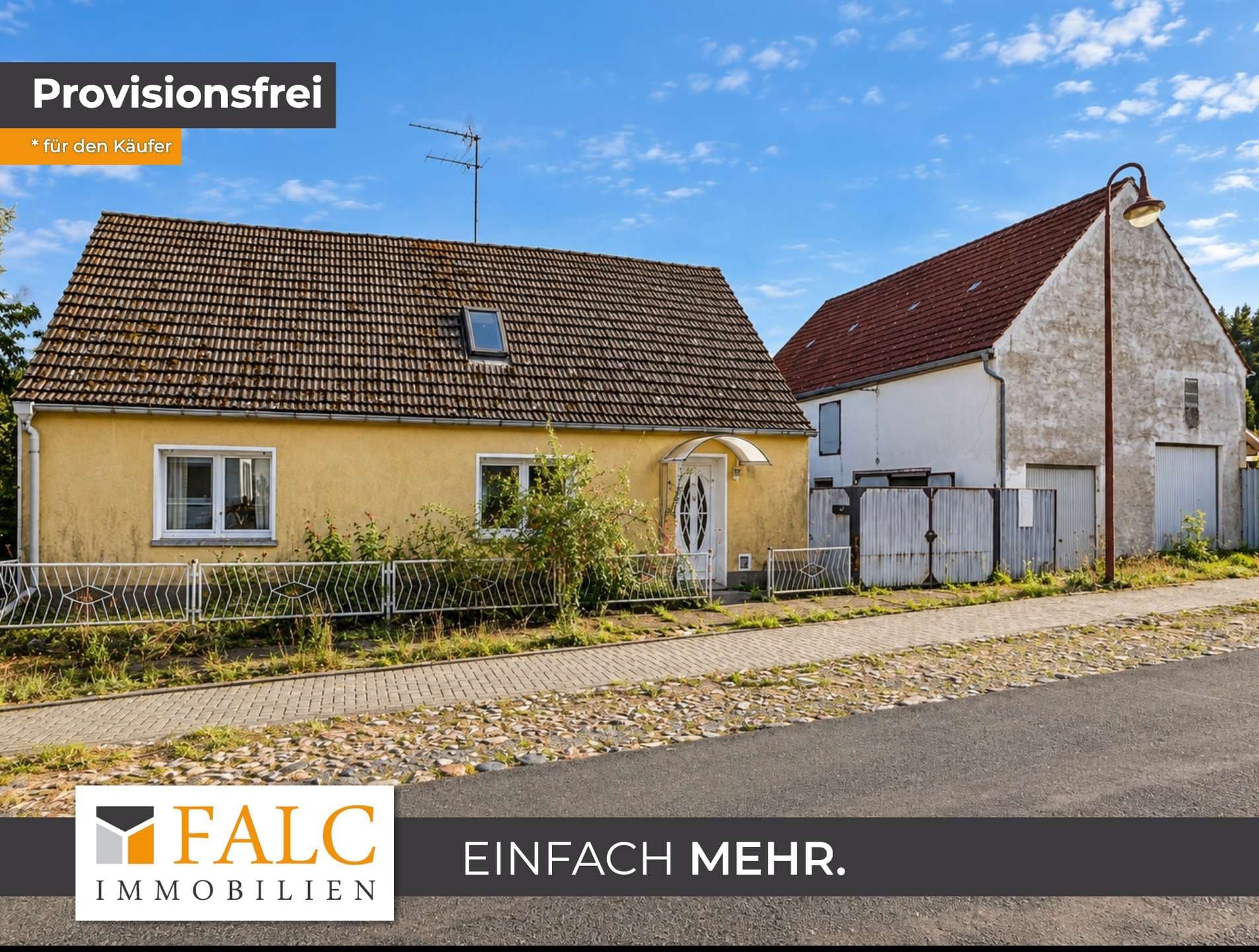 Provisionsfrei! Landleben mit Charakter – Wohnhaus & Scheune im Hohen Fläming
