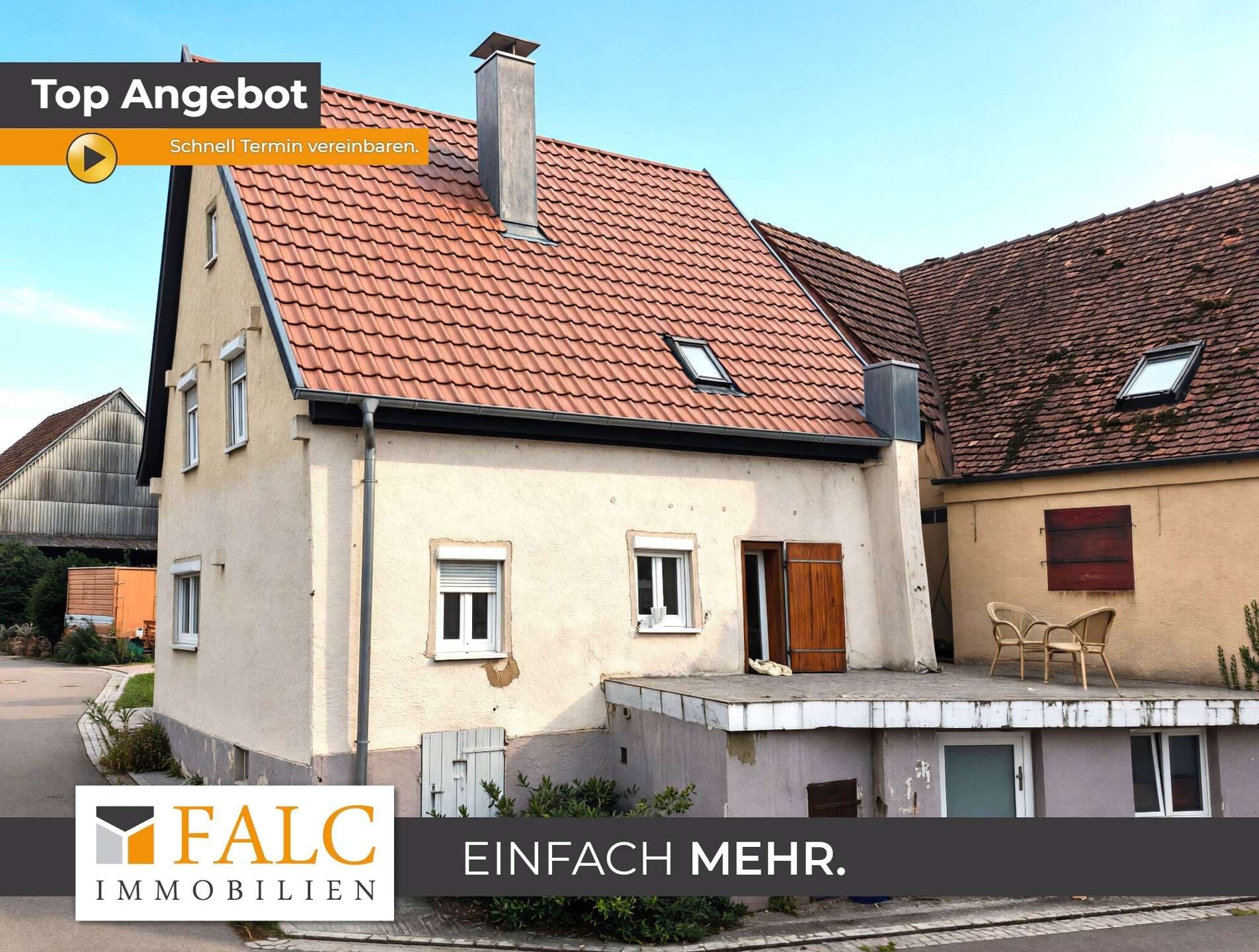 Was ein Schnapper! Omas Häuschen + Bauplatz sehnen sich nach neuen Möglichkeiten - FALC Immobilien