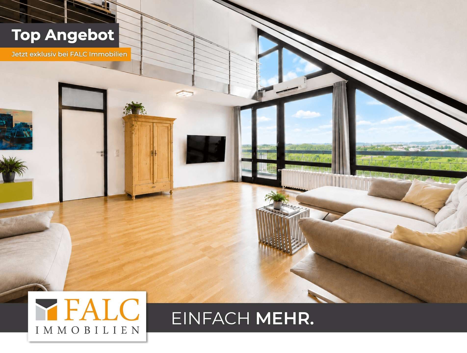 PENTHOUSE MIT WEITBLICK – Modernisiertes Wohnjuwel über den Dächern von Köln-Weiden