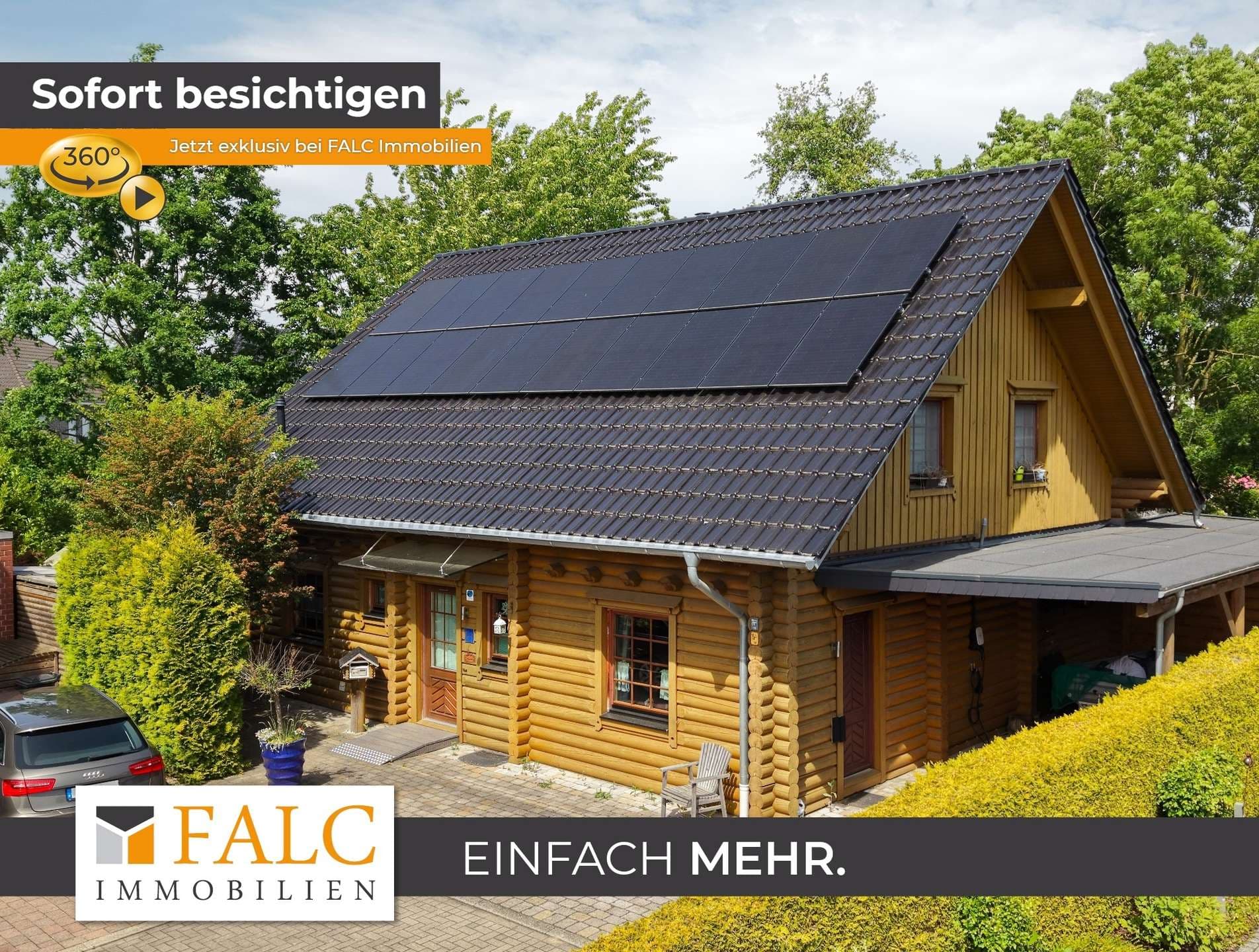 Appelhülsen-Skandinavischer Flair trifft moderne Energietechnik - Blockhaus mit besonderem Charakter