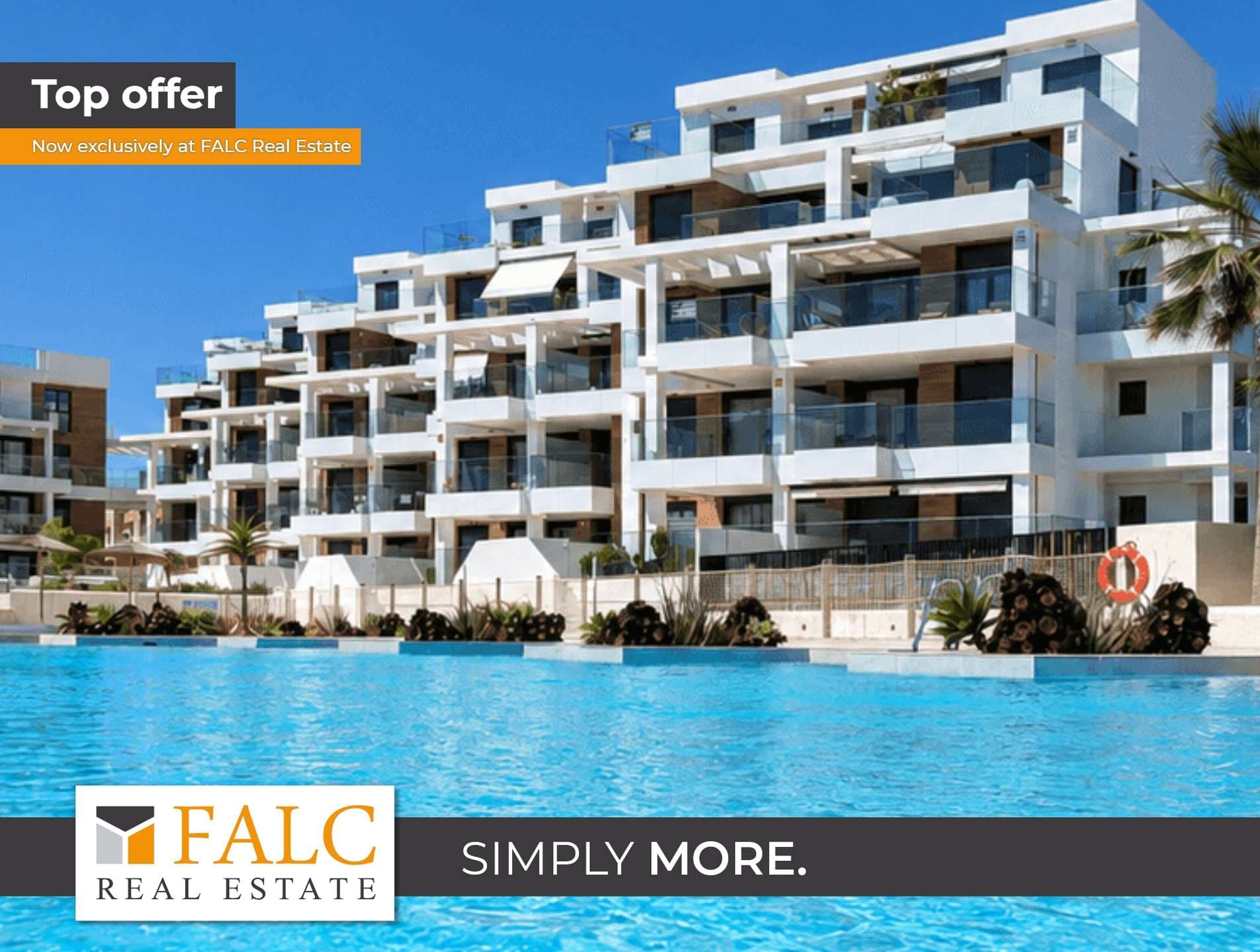 exklusives Penthouse mit 3 Schlafzimmern an Dénias 1. Strandlinie schlüsselfertig ab November 2026
