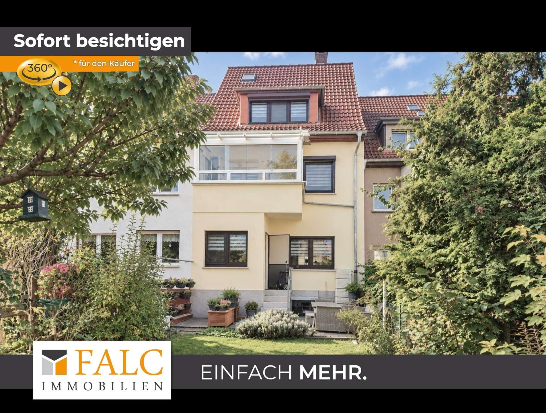 Mitten in Erfurt, eine grüne Oase! Modernisiertes Raumwunder für die ganze Familie