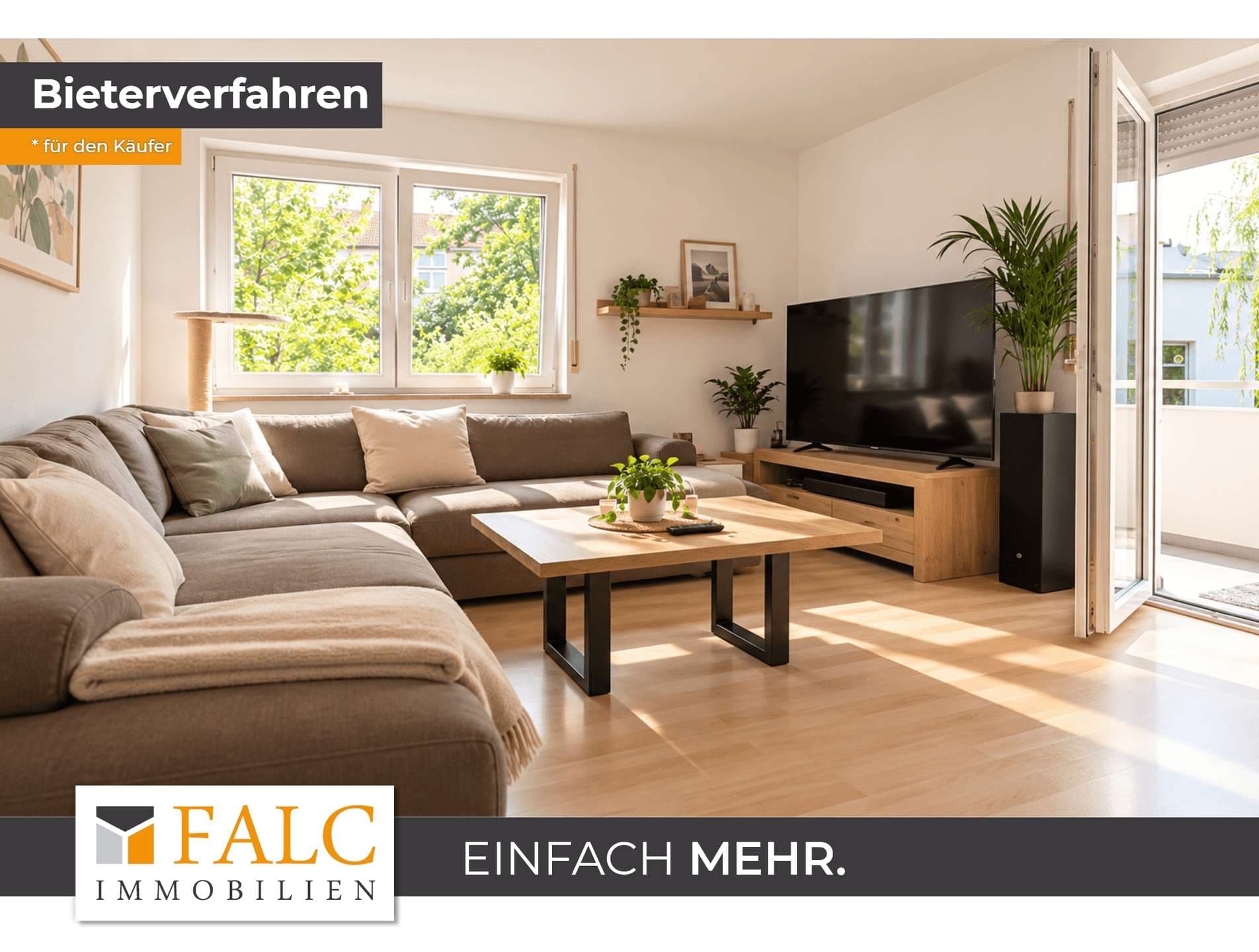 IHRE CHANCE – VERKAUF IM BIETERVERFAHRENATTRAKTIVE 3-ZIMMER-WOHNUNG MIT BALKON