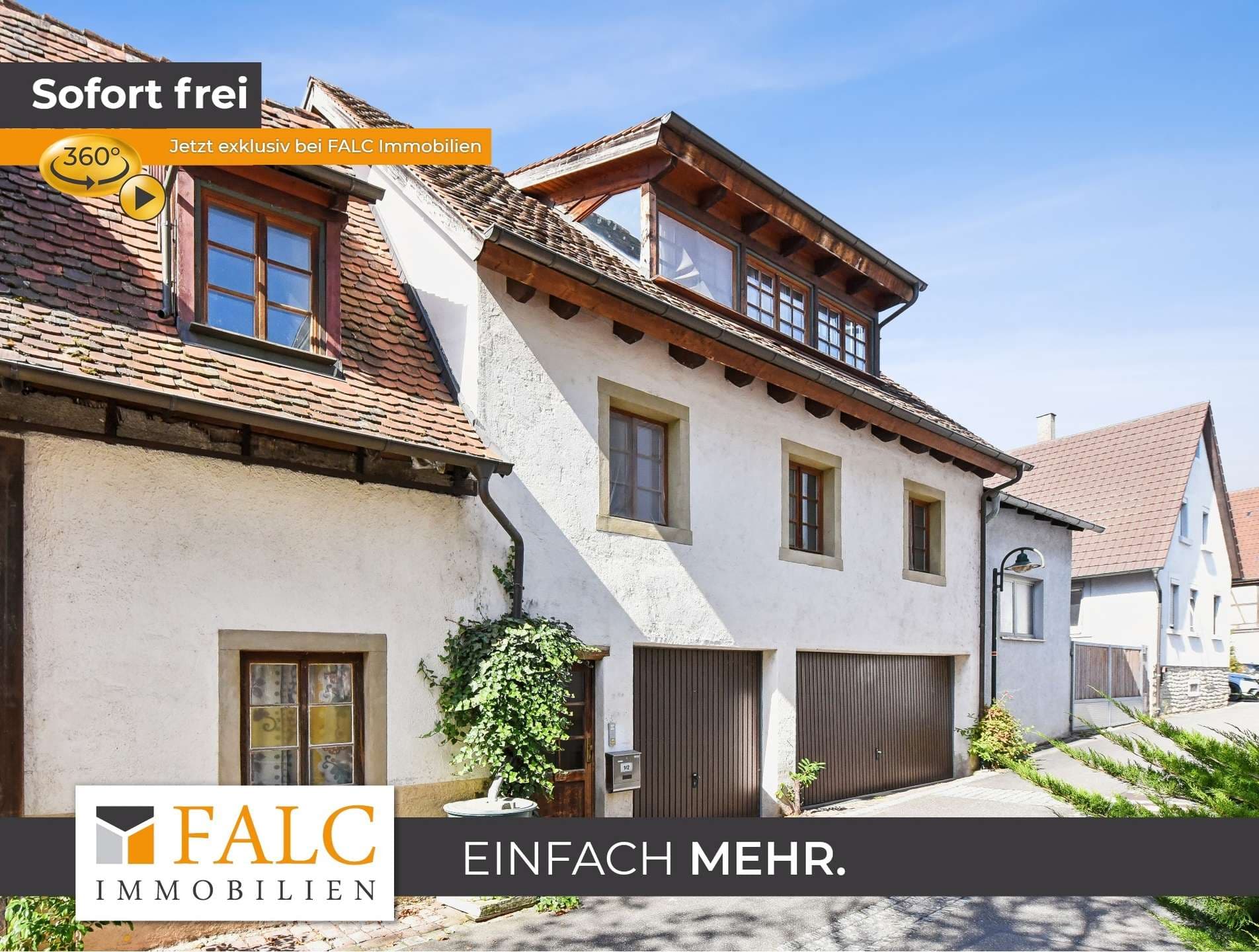 Modernes Reihenmittelhaus mit 3 Garagenstellplätzen in zentraler Lage von Bretten-Neibsheim