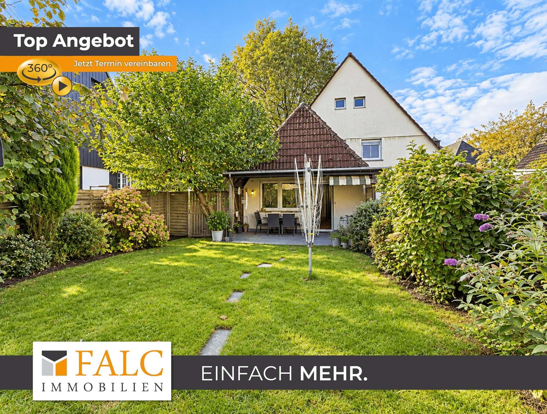 Charmante Doppelhaushälfte – mit Garten, Terrasse und Garage