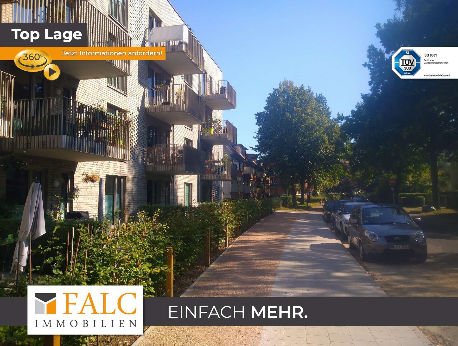 Neubau (2020): 3-Zimmerwohnung in bester Lage mit Terrasse!
