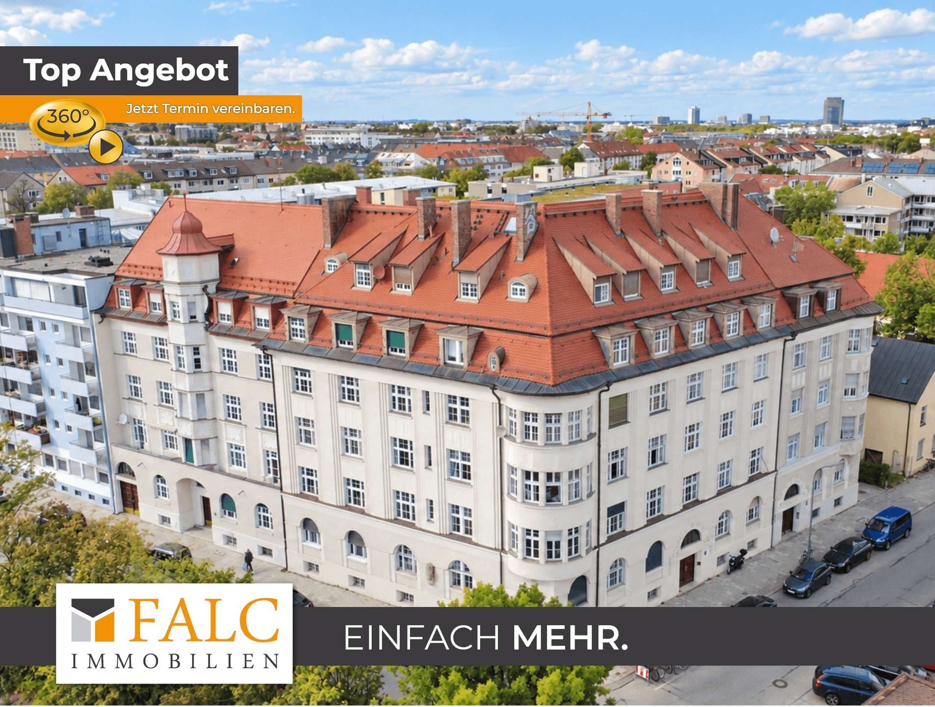 Altbaujuwel von 1915 – großzügige 4-Zi-Jugendstilwohnung mit traumhaftem Erker in München-Sendling