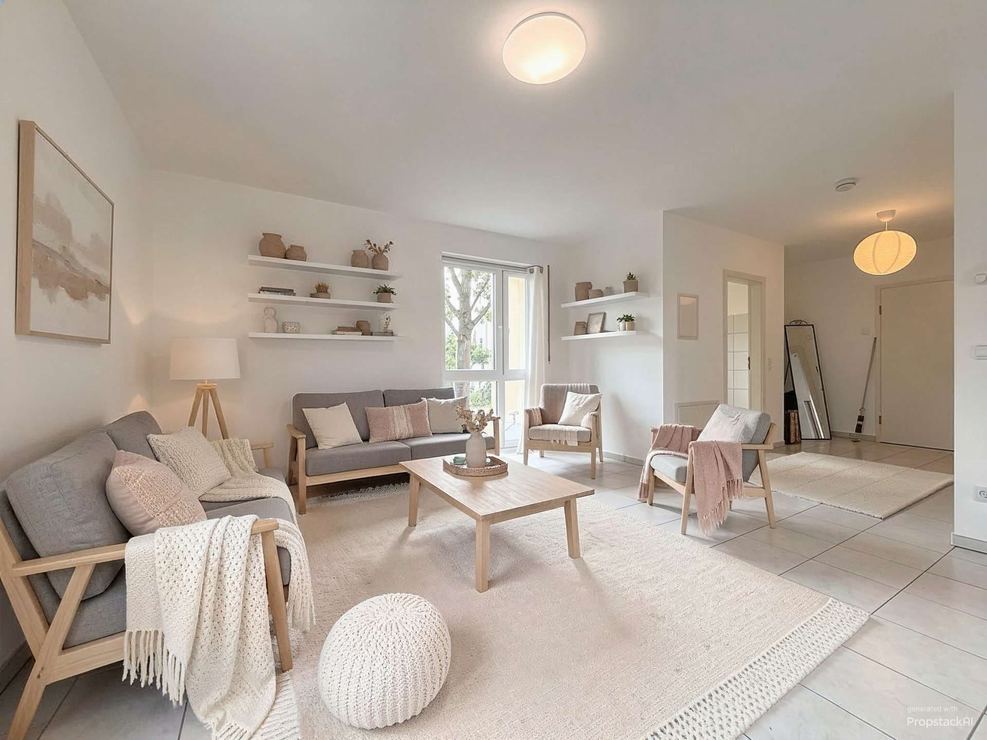 Terrassenwohnung in kleiner Einheit