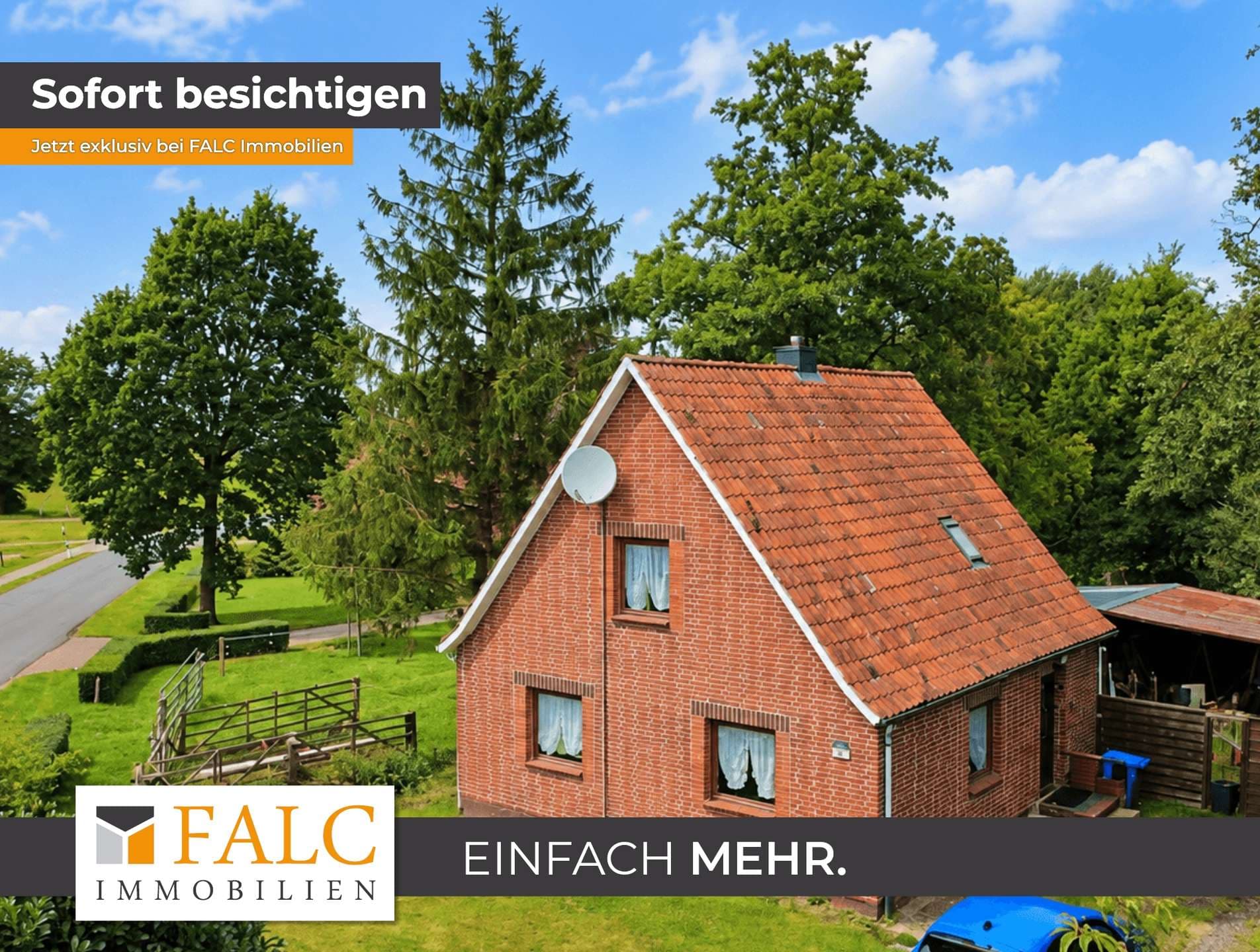Idyllische Lage - sanierungsbedürftiges Einfamilienhaus mit Traumgrundstück