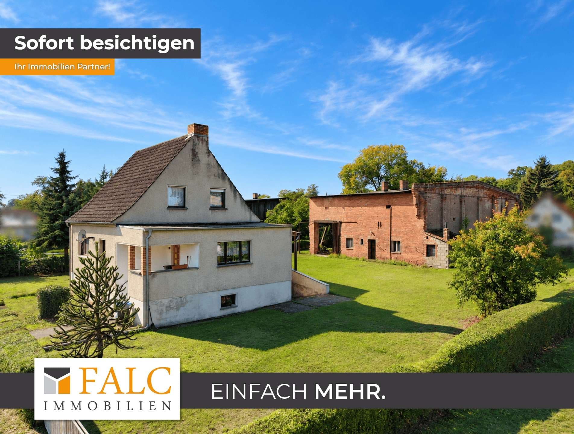 **Einfamilienhaus mit großer Scheune & viel Raum für Ideen**- FALC IMMOBILIEN
