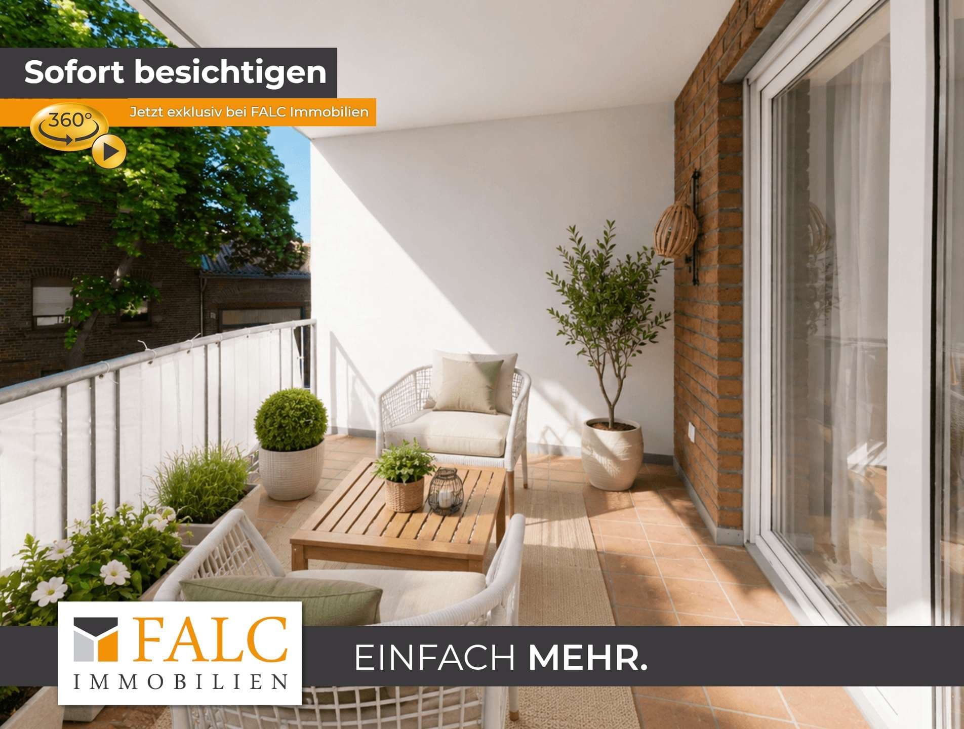 Einziehen und Wohlfühlen – Moderne 2-Zimmer-Wohnung mit Balkon