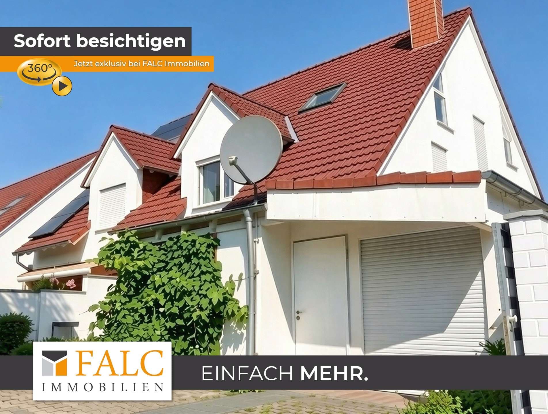 Doppelhaushälfte mit Gewerbeeinheit – Wohnen, Arbeiten und Investieren