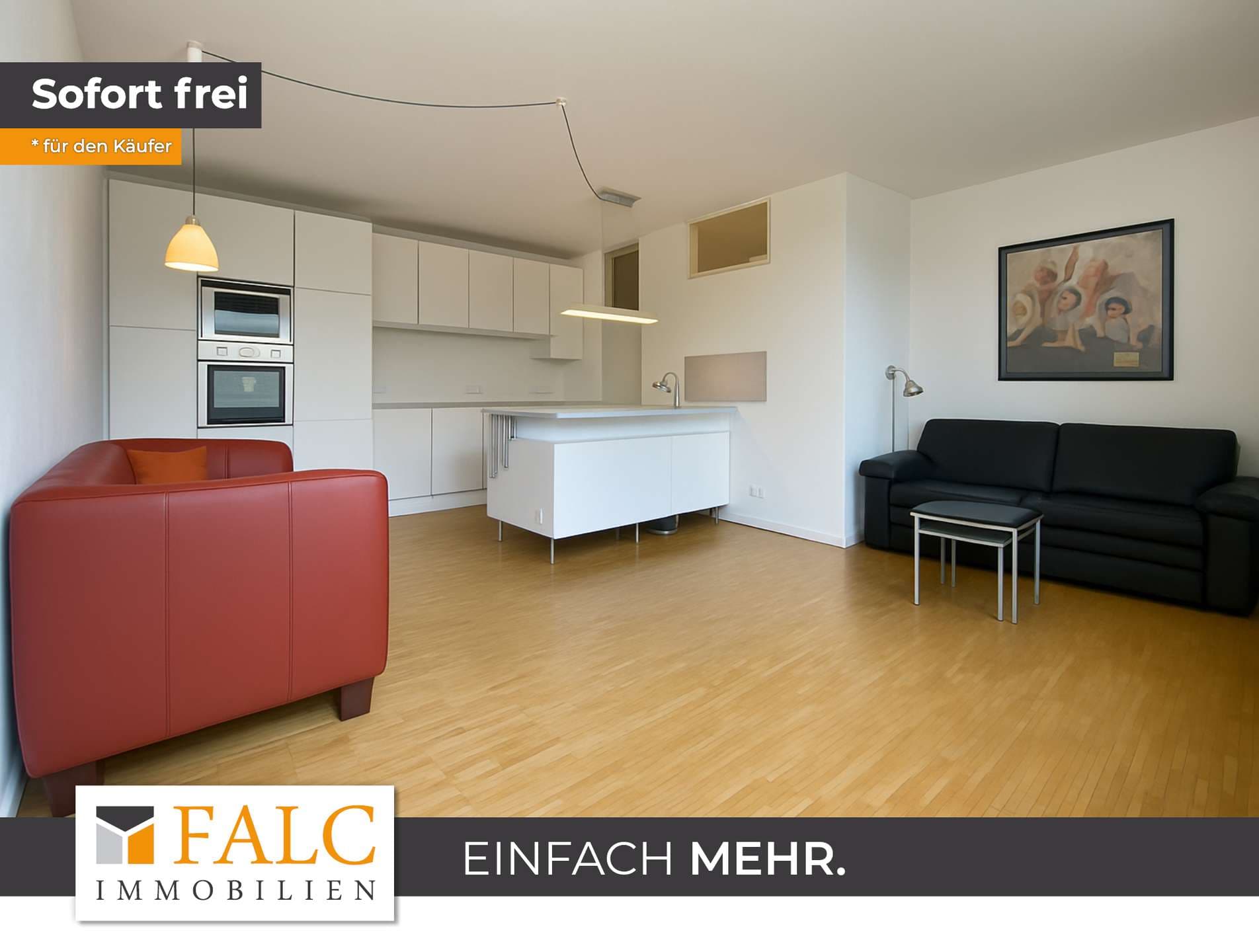 Top-Lage direkt am Rhein: Möblierte 2-Zimmer-Wohnung, 41 m², saniert & sofort bezugsbereit