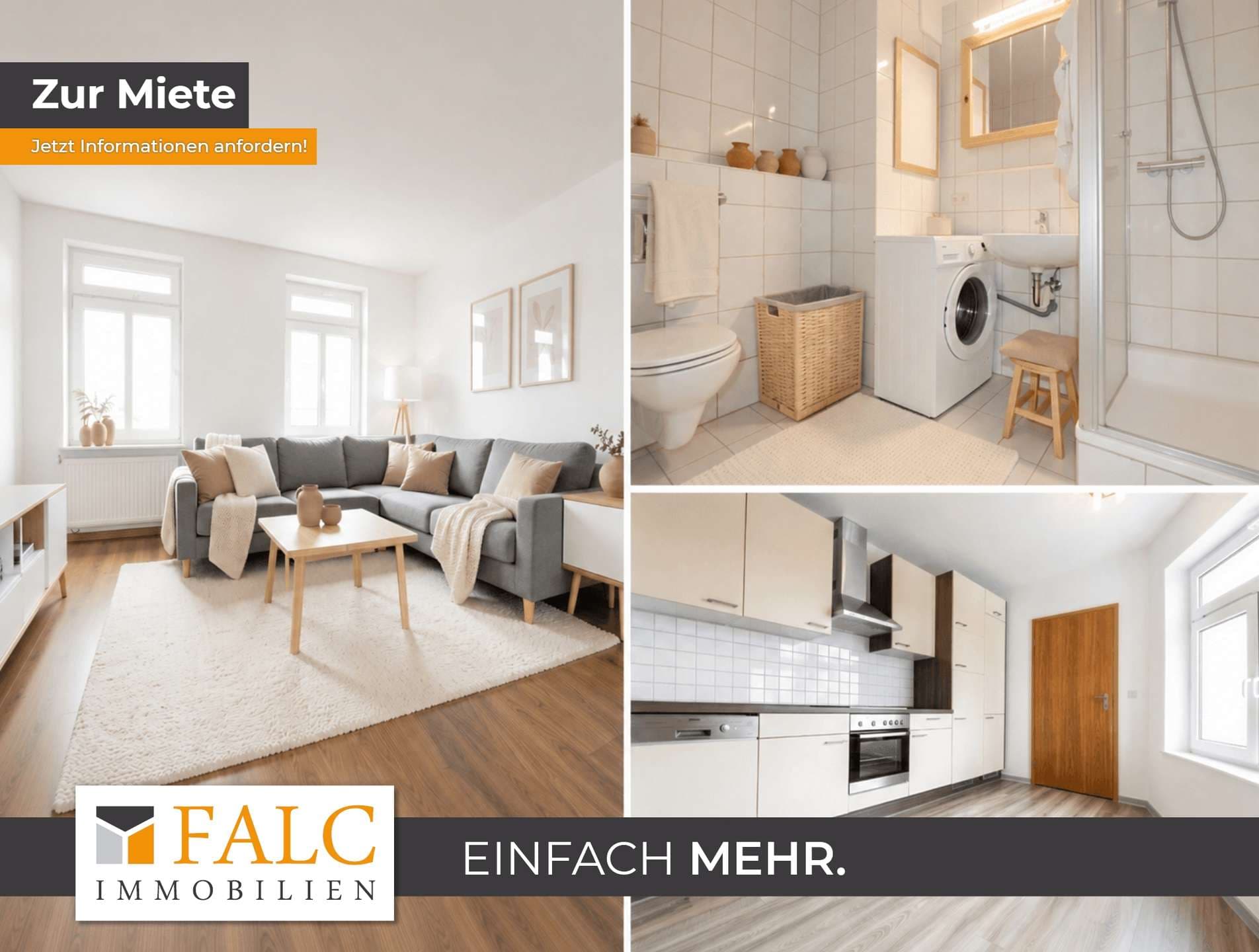 +++ Wohn(t)raum mit Schlossblick: Helle 2-Zimmer-Wohnung in der Feldstadt +++