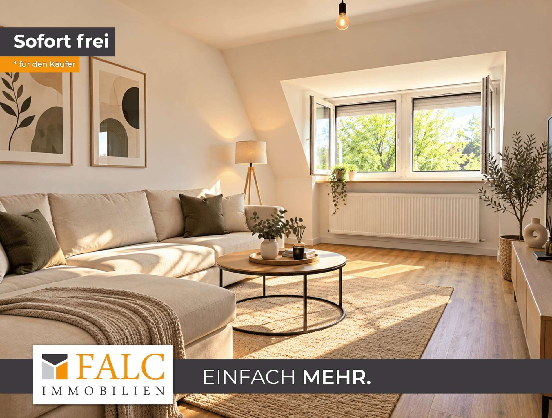 KOMPAKT. MODERN. BEZUGSFREI – ATTRAKTIVE DACHGESCHOSSWOHNUNG FÜR EIGENNUTZER UND KAPITALANLEGER