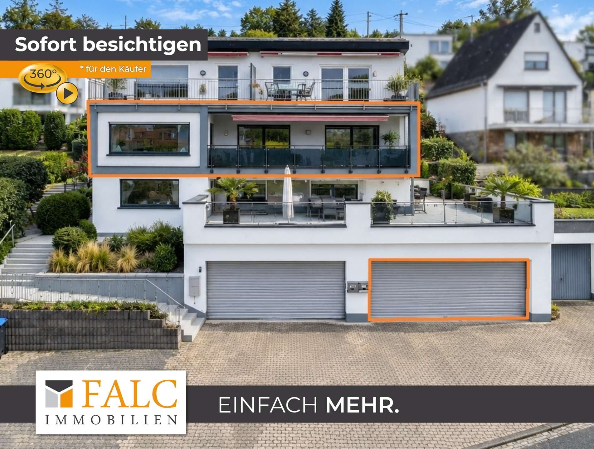 Logenplatz mit Blick ins Rheintal