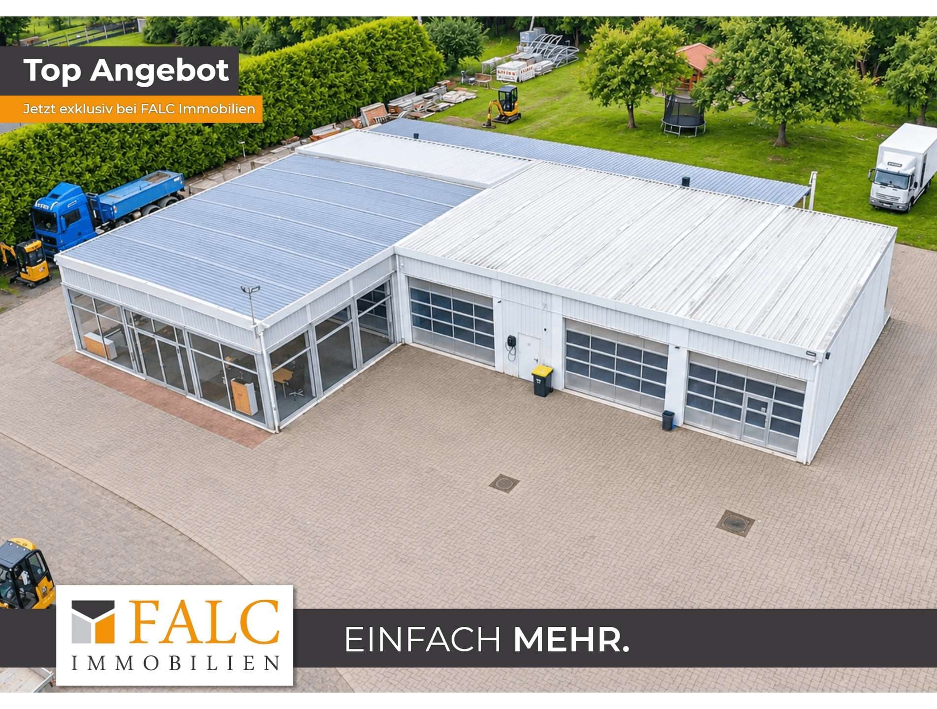 ***Vielseitiges Gewerbeobjekt mit Werkstatt, Ausstellung, Lagerflächen und großem Grundstück***